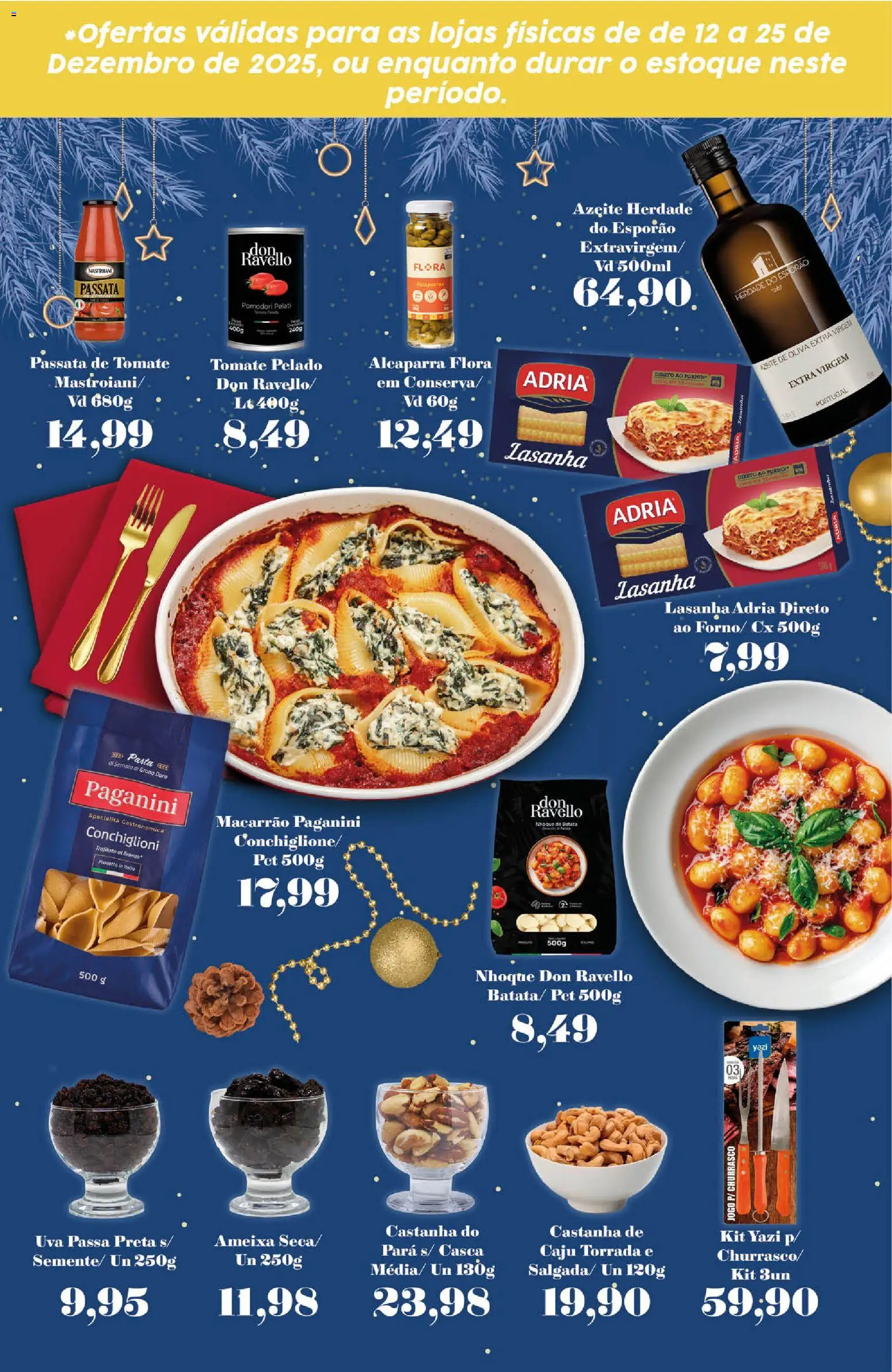 Tauste Folheto - válido de 12.12.2025 | Página: 3 | Produtos: Pasta, Lasanha, Batata, Azeite