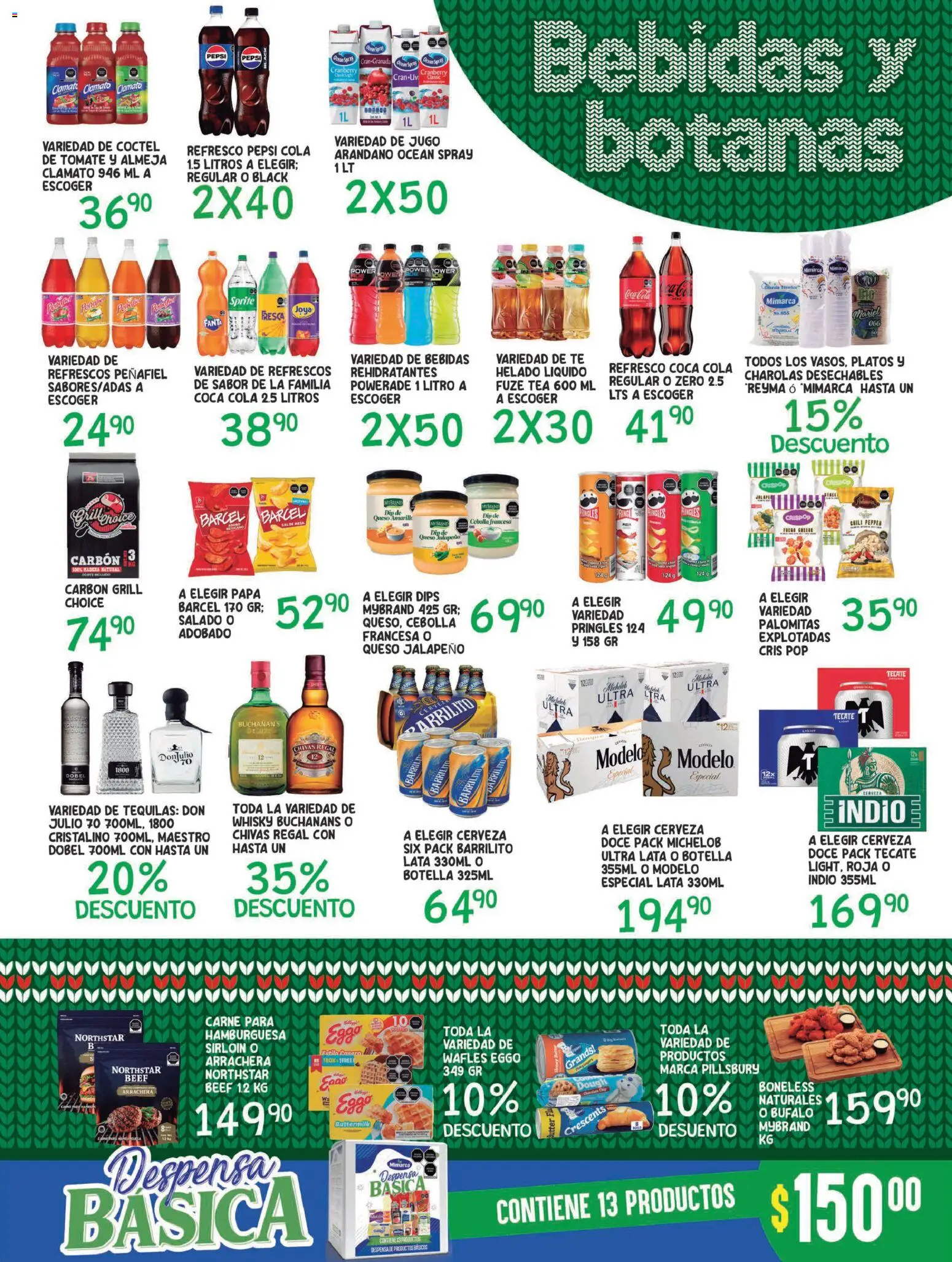Nuevas ofertas de Alsuper válidas en toda la República Mexicana desde el 16.12.2025. ¡Encuentra las mejores ofertas en Alsuper folleto Saltillo! | Página: 3 | Productos: Papa, Helado, Despensa, Whisky