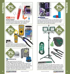 Preview of Menards weekly ads valid from 01.01.2026 | Page: 19 | Products: Spade, Wire, Water, Cable
