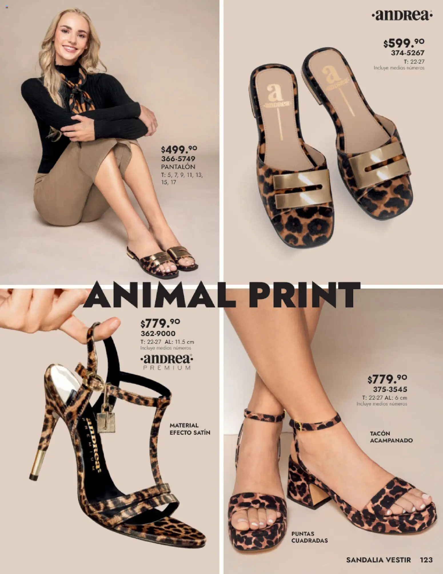 Nuevas ofertas de Andrea válidas en toda la República Mexicana desde el 24.08.2025. ¡Encuentra las mejores ofertas en Andrea - Catálogo Calzado Dama! | Página: 123