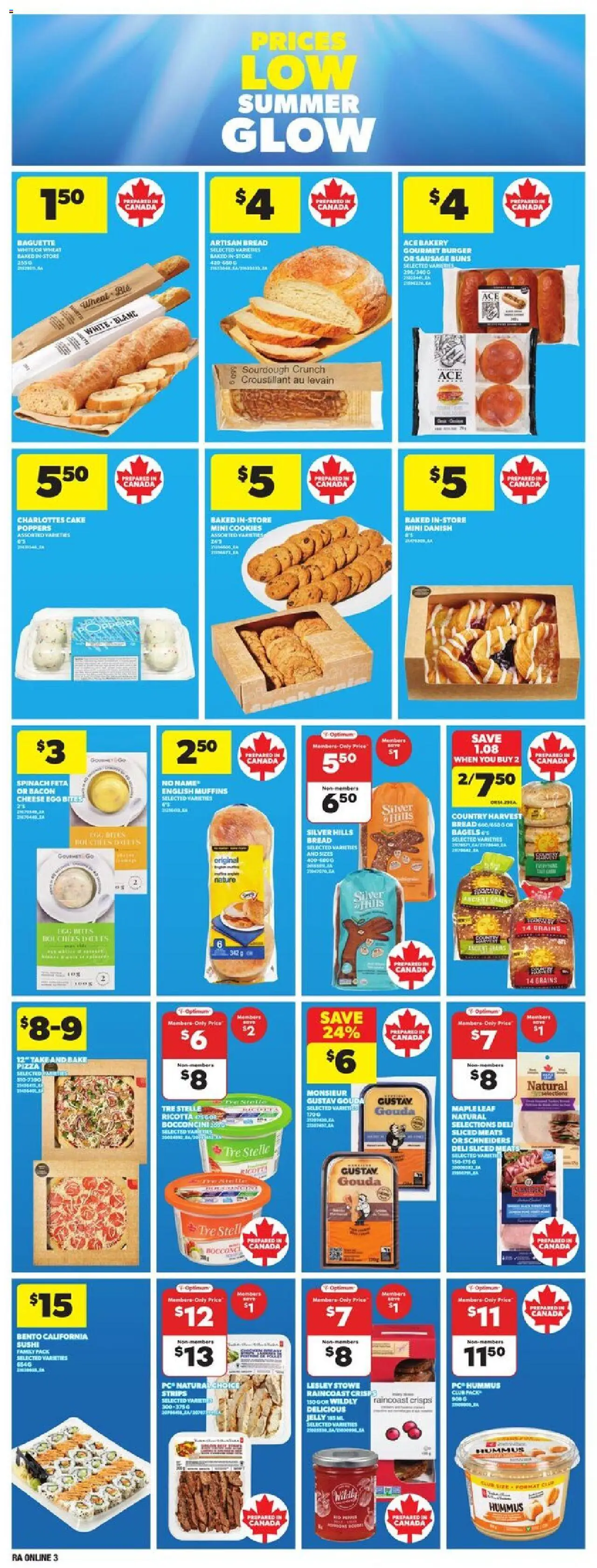 Atlantic Superstore flyer valid from 21.08.2025 | Page: 9 | Products: Cookies, PC, Bakery, Bread