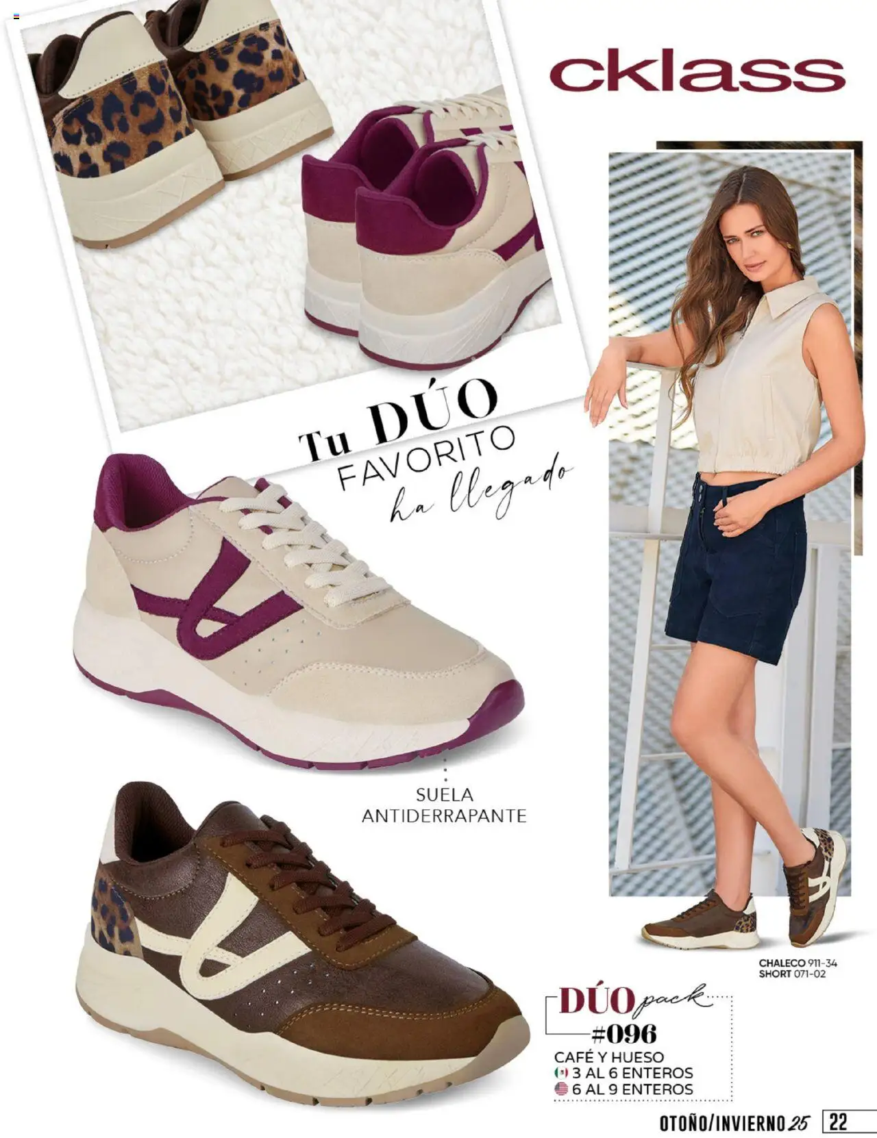 Nuevas ofertas de Cklass válidas en toda la República Mexicana desde el 14.07.2025. ¡Encuentra las mejores ofertas en Cklass catálogo Six y Duopack! | Página: 23 | Productos: Chaleco, Café, Short