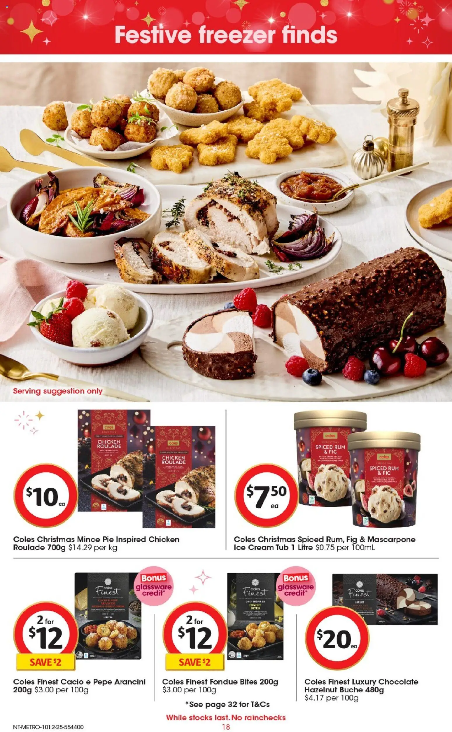 Coles catalogue - valid from 10.12.2025 | Page: 19 | Products: Glassware, Chicken, Rum, Freezer