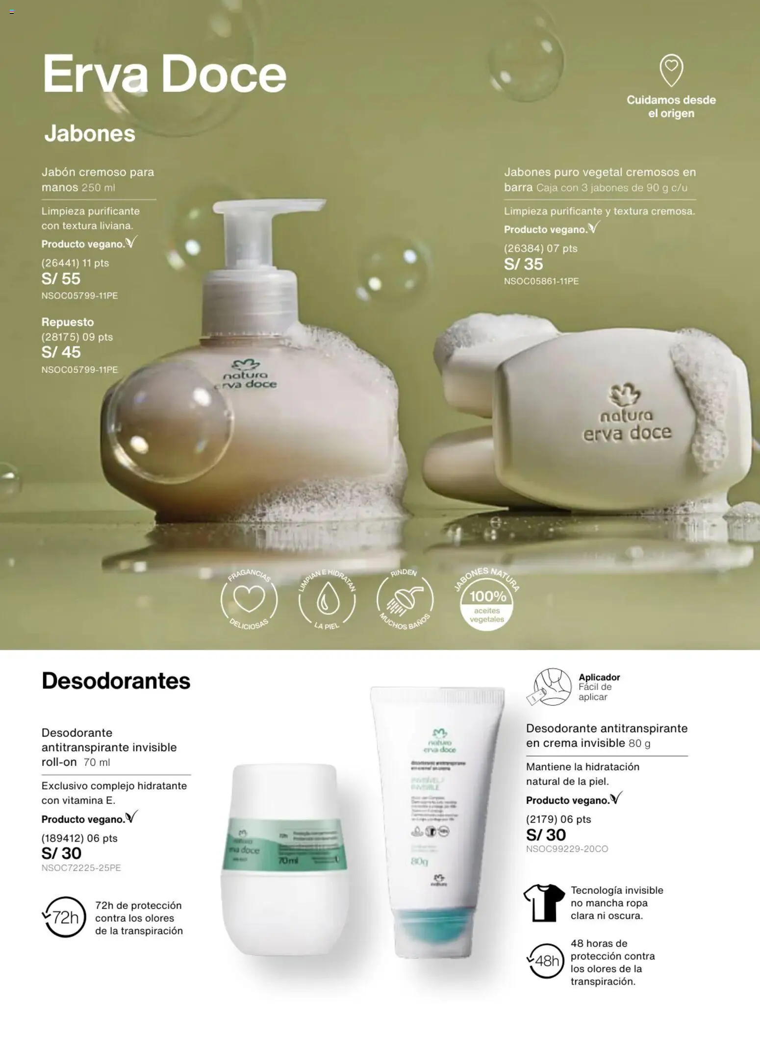 Catálogo Natura válido desde 18.02.2026 | Página: 142 | Productos: Desodorante, Antitranspirante, Caja, Crema