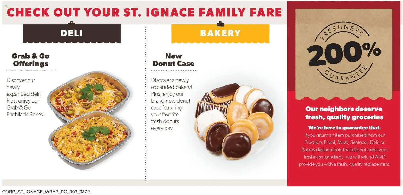 Family Fare Weekly Ad - MI - valid from 22.03.2026 | Page: 4 | Products: Bakery, Case