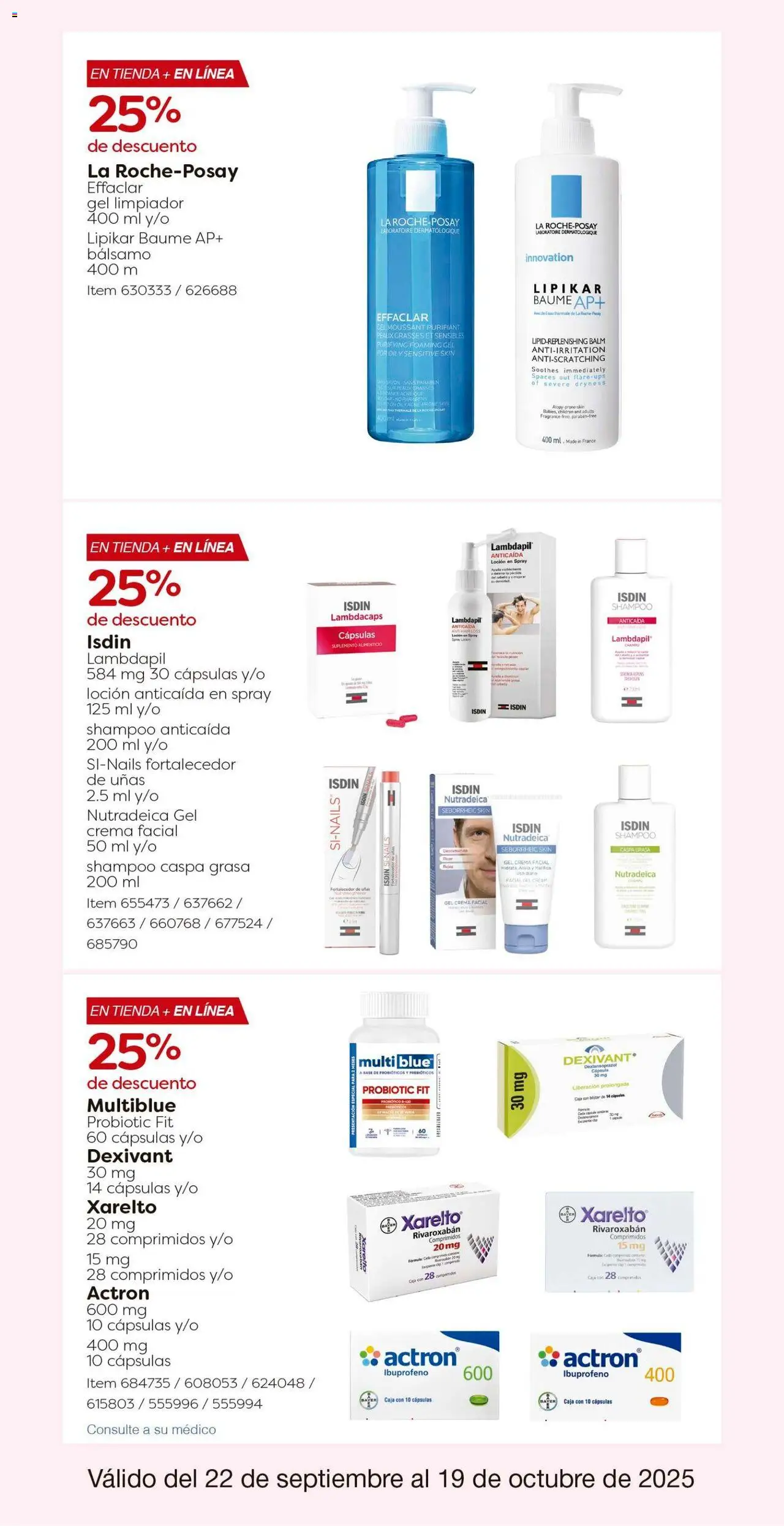 Nuevas ofertas de Costco válidas en toda la República Mexicana desde el 22.09.2025. ¡Encuentra las mejores ofertas en Costco - Catálogo! | Página: 33 | Productos: Crema, Bálsamo, Limpiador, Caja