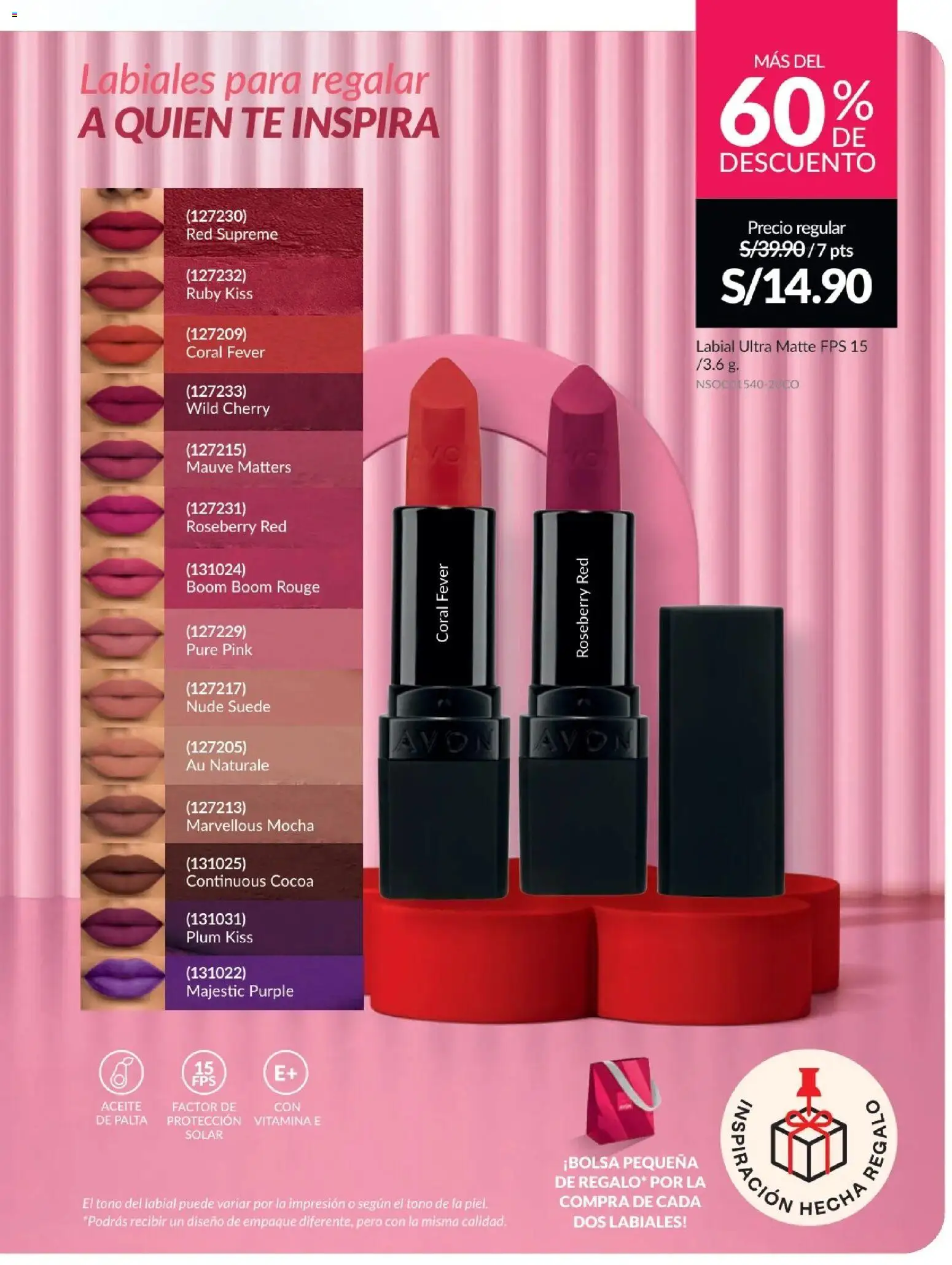 Catálogo Avon válido desde 10.03.2026 | Página: 39 | Productos: Aceite, Té, Empaque