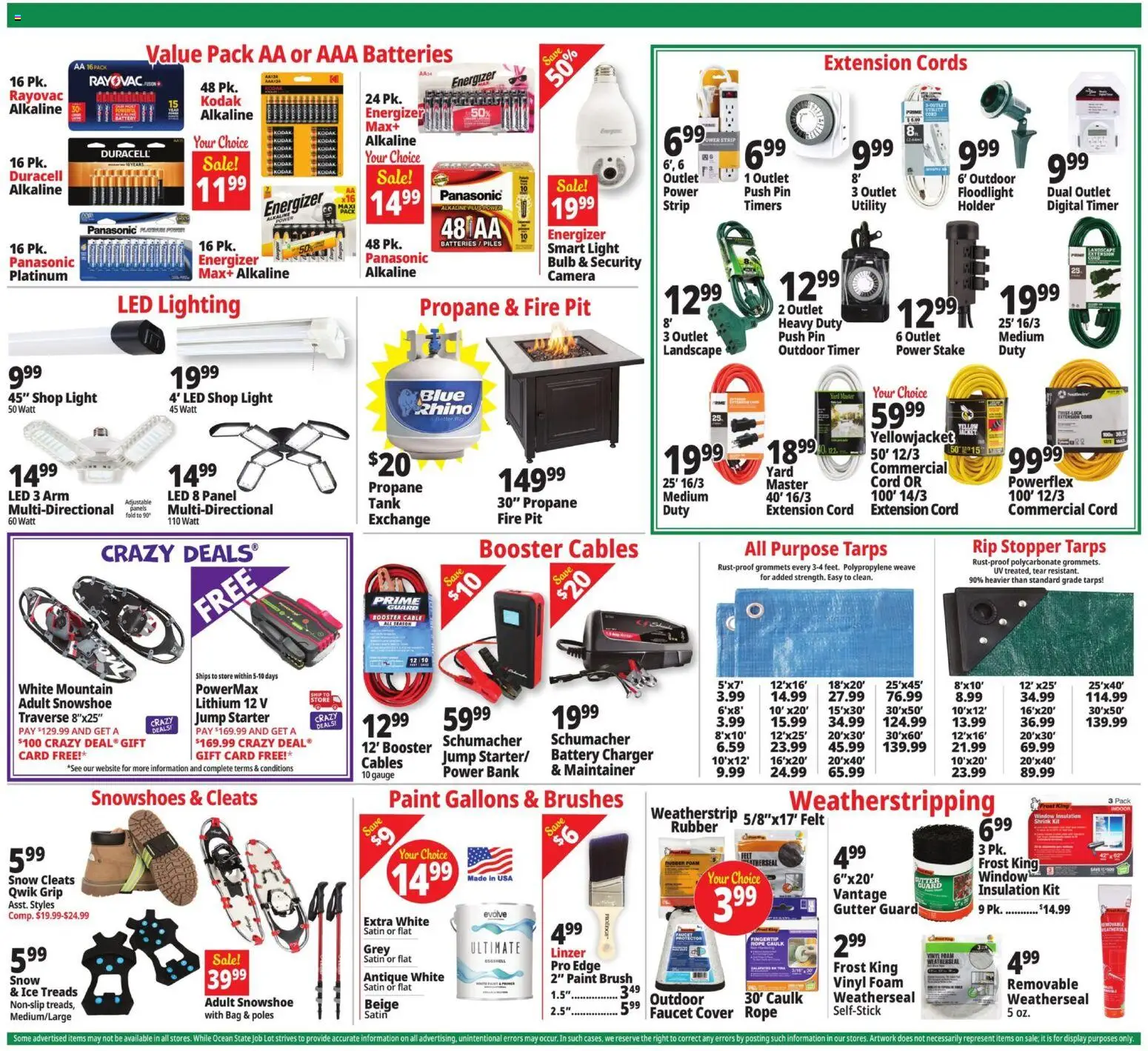 Ocean State Job Lot Weekly Ad - valid from 18.12.2025 | Page: 3 | Products: Pin, Brush, Camera, Charger