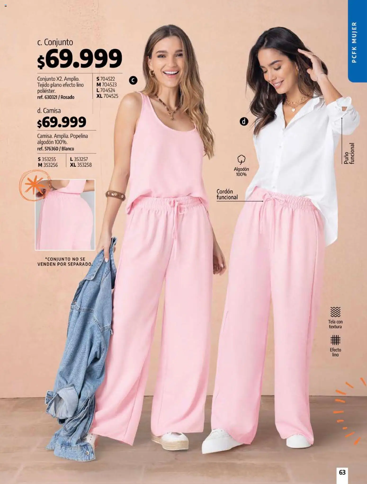 Pacifika revista - valida desde el 15.05.2026 | Página: 63 | Productos: Algodón, Conjunto, Camisa