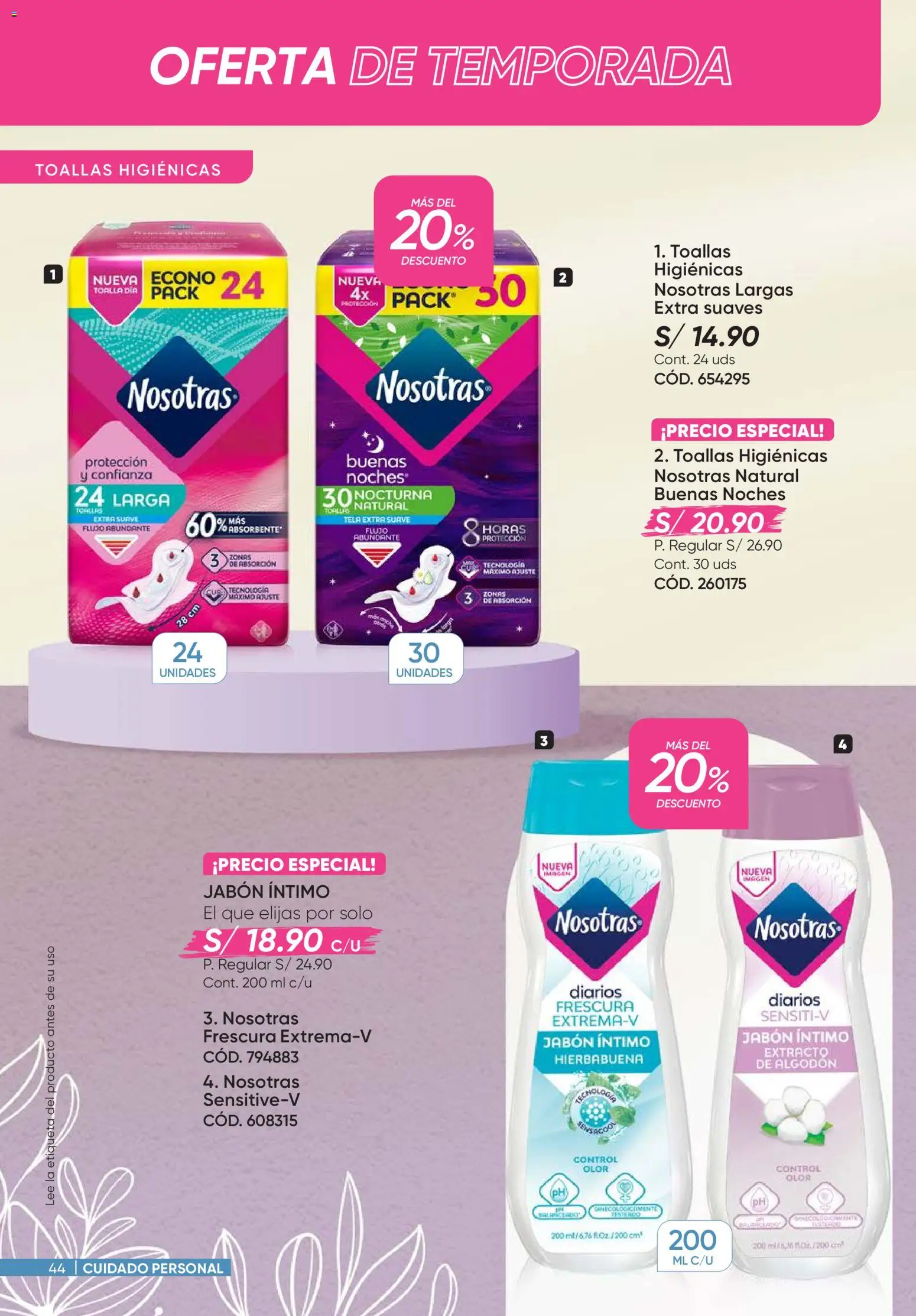 Catálogo Azzorti válido desde 16.02.2026 | Página: 44 | Productos: Jabón, Toalla