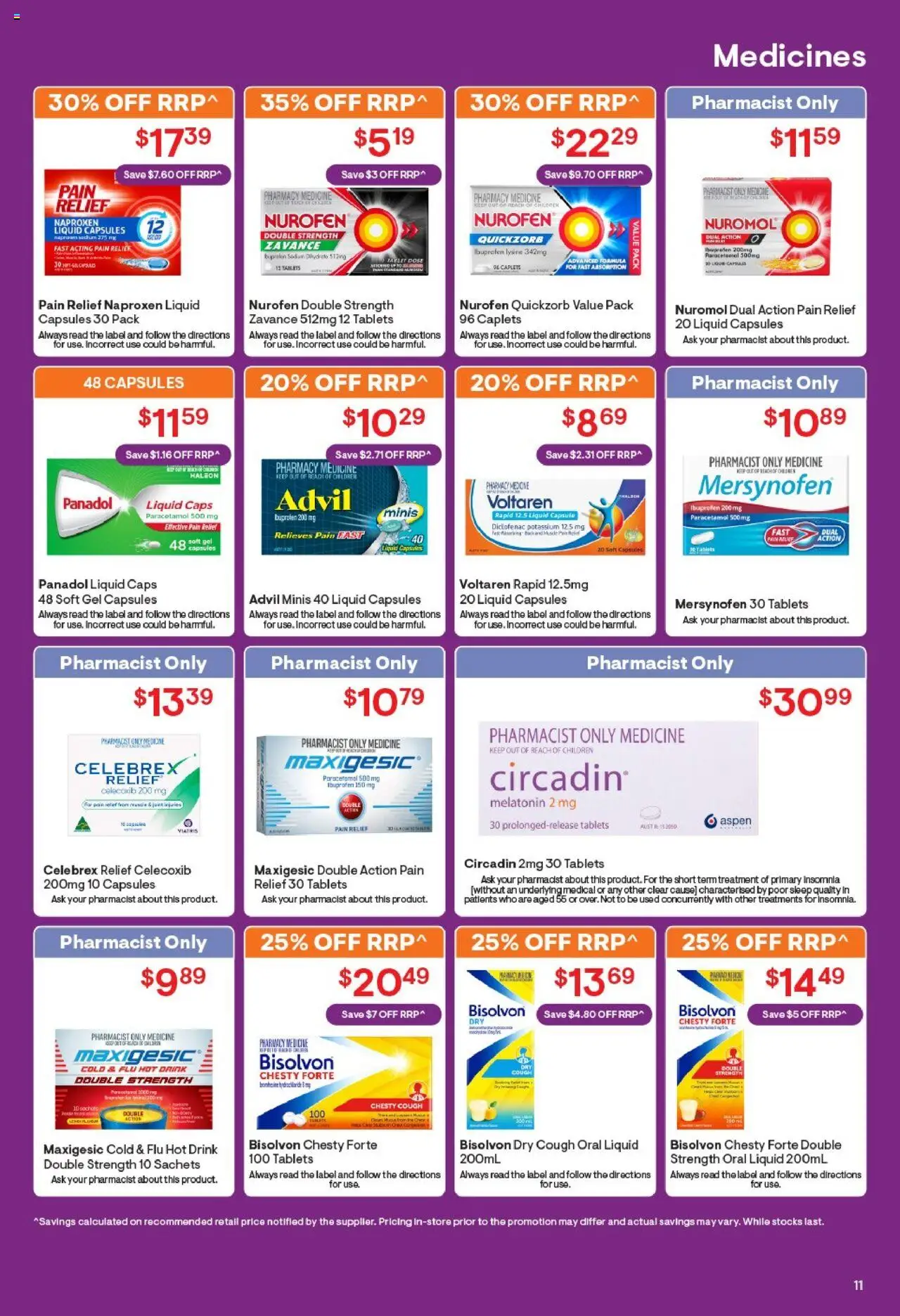 Discount Drug Stores catalogue - valid from 08.10.2025 | Page: 12 | Products: Couch, Treatment, Tablets, Pain relief
