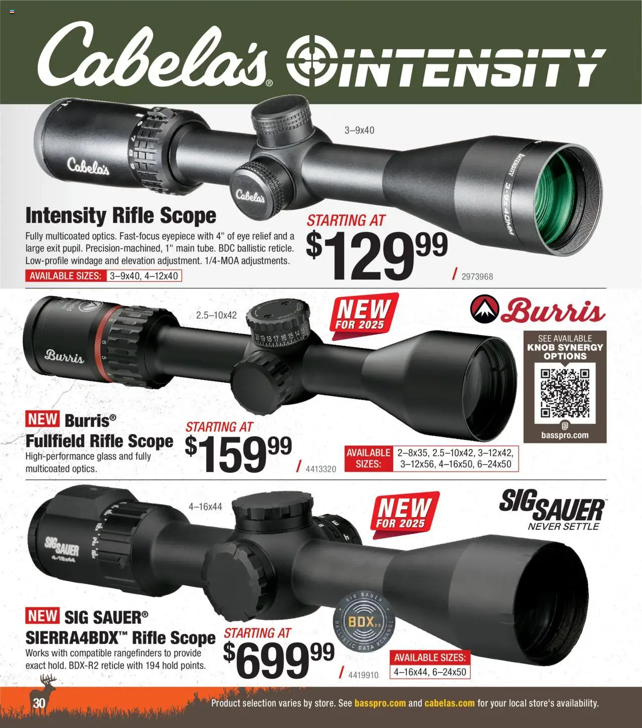 Cabela's Deer Hunting 25 - valid from 01.10.2025 | Page: 30 | Products: Rifle