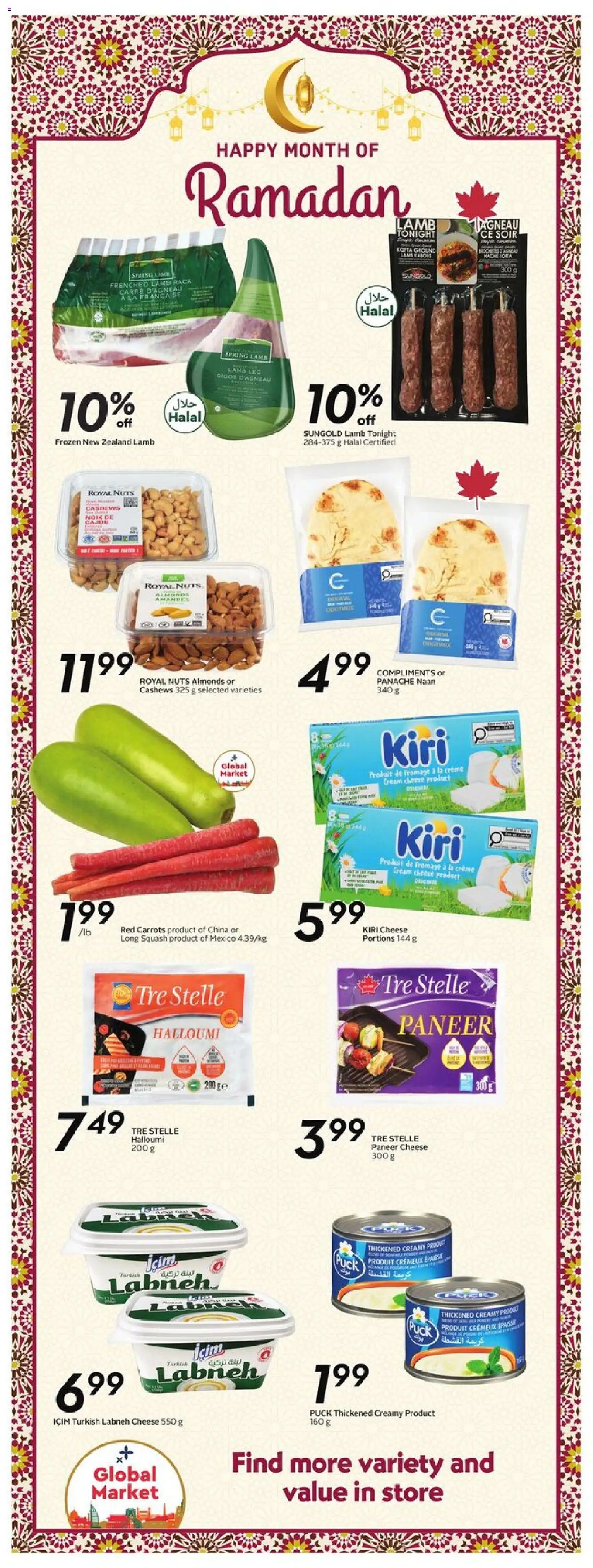 Safeway flyer valid from 19.02.2026 | Page: 14 | Products: Nuts, Cream, Cheese