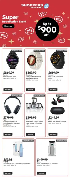 Preview of Shoppers - Super Redemption Event from shop Shoppers valid from 12.12.2025