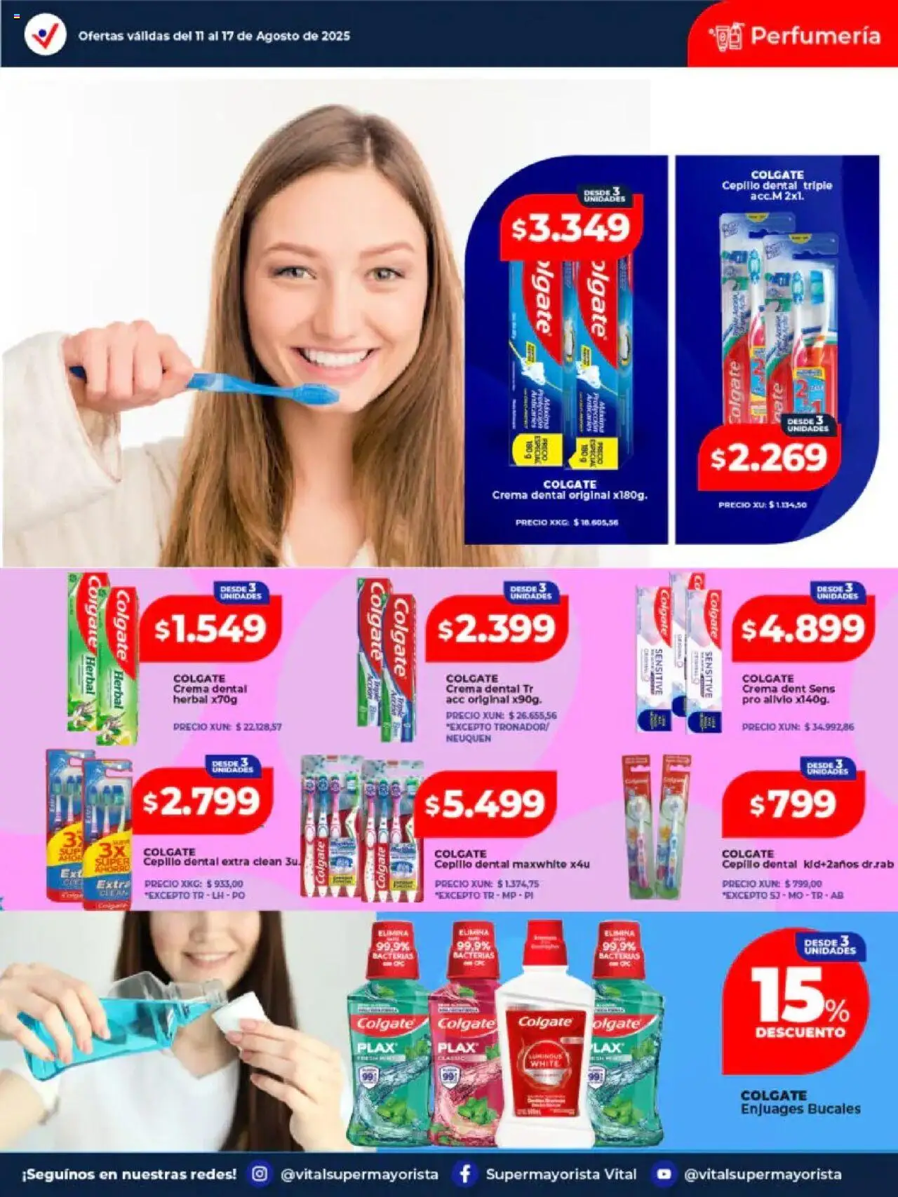Vital ofertas - San Justo │ válido desde el 11.08.2025 | Página: 6 | Productos: Cepillo, Crema