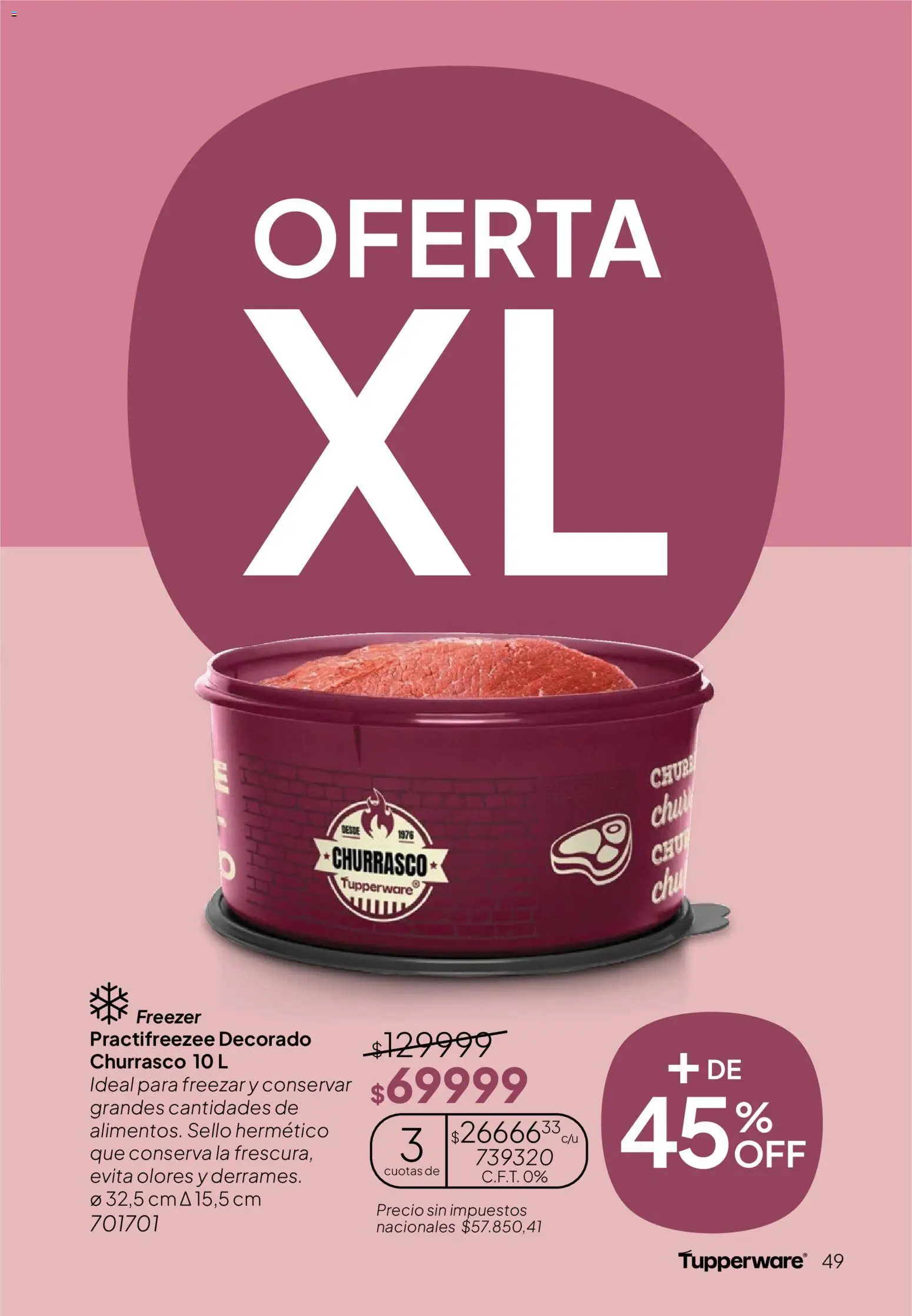 Tupperware Folleto │ válido desde el 09.12.2025 | Página: 50 | Productos: Freezer