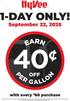 Preview of HyVee weekly ads valid from 22.09.2025