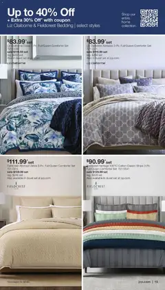 Preview of JCPenney weekly ads valid from 02.02.2026 | Page: 14 | Products: Comforter