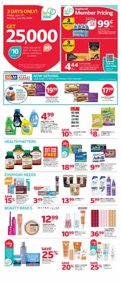 Rexall flyer valid from 27.06.2025 | Page: 2 | Products: Hair spray, Toothpaste, Fabric softener, Detergent