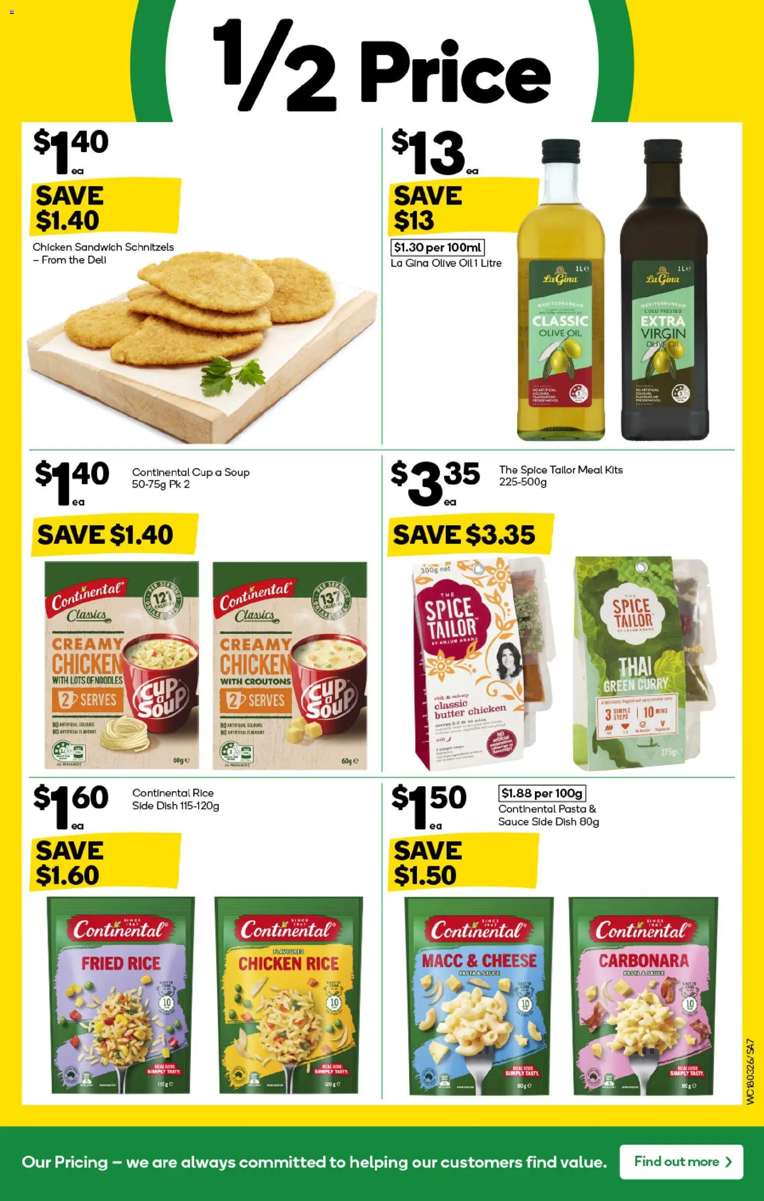 Woolworths catalogue - valid from 18.03.2026 | Page: 7 | Products: Cheese, Rice, Pasta, Olive oil