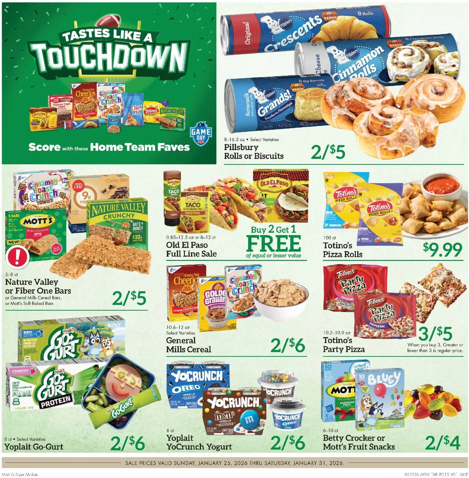 Martin’s Weekly Ad - valid from 25.01.2026 | Page: 15 | Products: Cheese, Yogurt, Pizza, Game