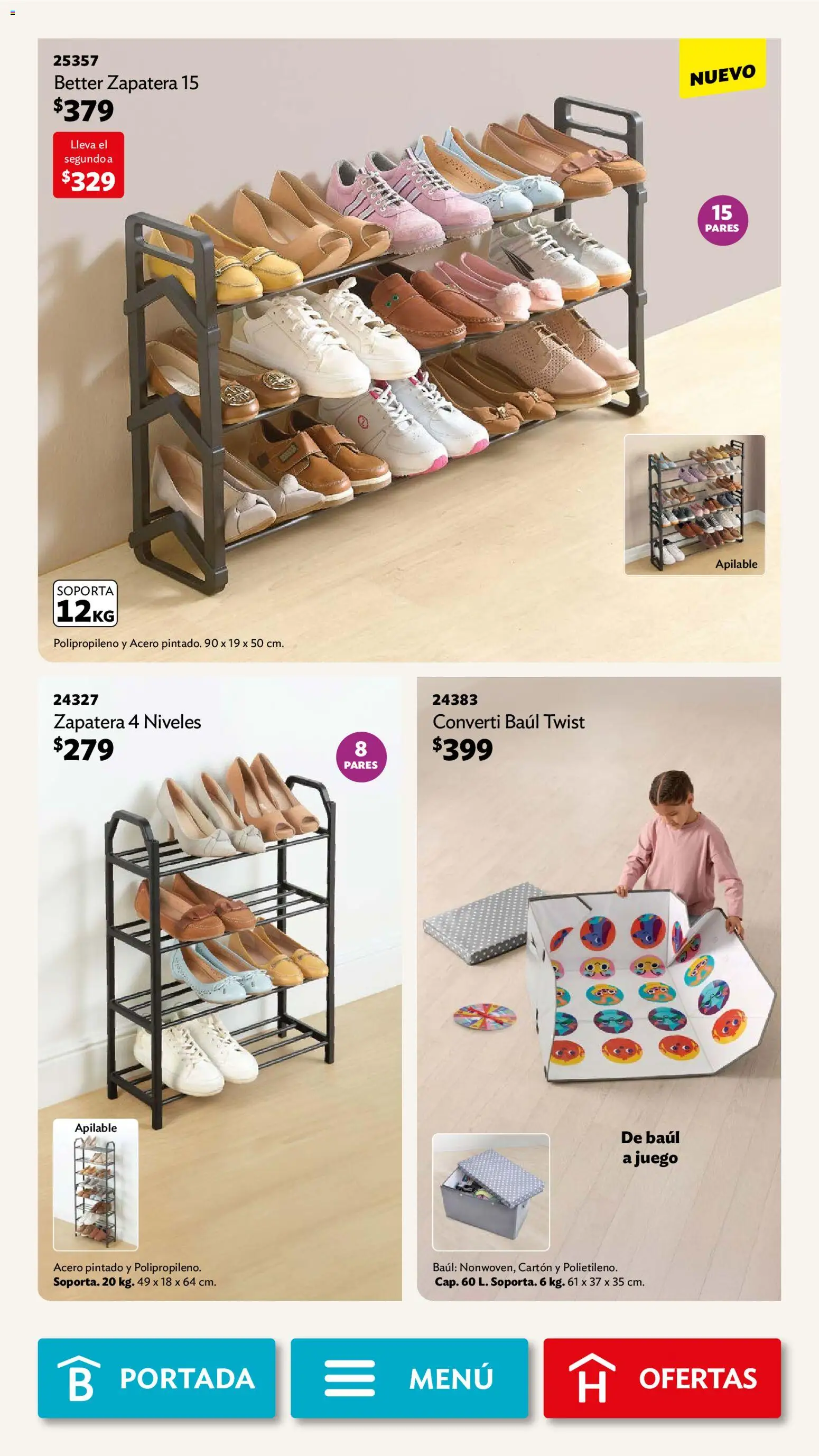 Nuevas ofertas de Betterware válidas en toda la República Mexicana desde el 02.02.2026. ¡Encuentra las mejores ofertas en Betterware campaña 2 2026! | Página: 22 | Productos: Juego