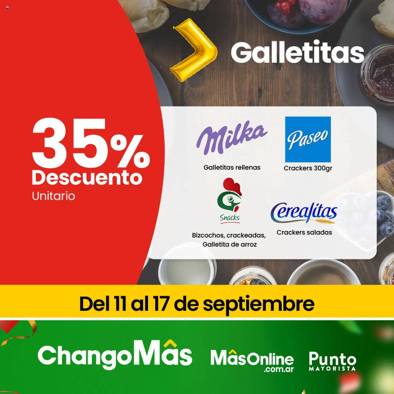 Punto Mayorista catálogo │ válido desde el 11.09.2025 | Página: 3 | Productos: Galletitas, Arroz