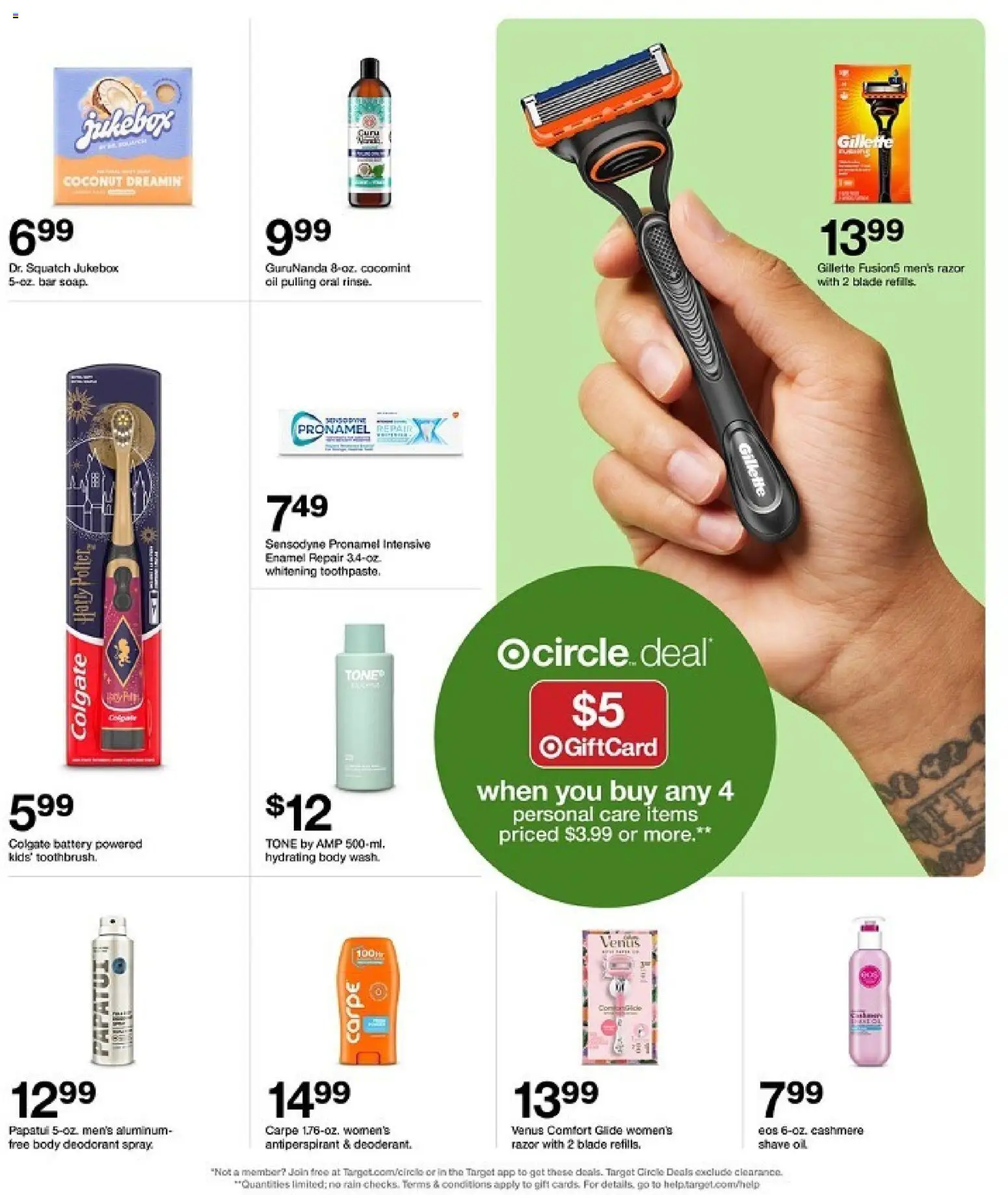 Target Weekly Ad - valid from 01.03.2026 | Page: 31 | Products: Battery, Antiperspirant, Body Wash, Toner