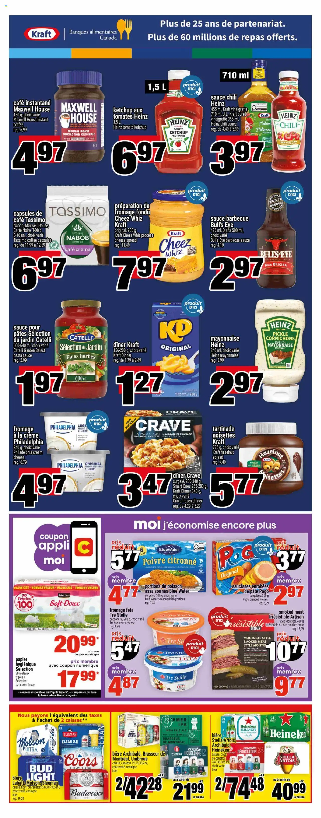 Super C flyer valid from 16.10.2025 | Page: 2 | Products: Fish, Pasta, Ketchup, Cream