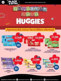 Vista previa Vital - Especial Bebé válido desde el 24.11.2025 | Página: 4 | Productos: Toalla, Toallitas húmedas, Pañales