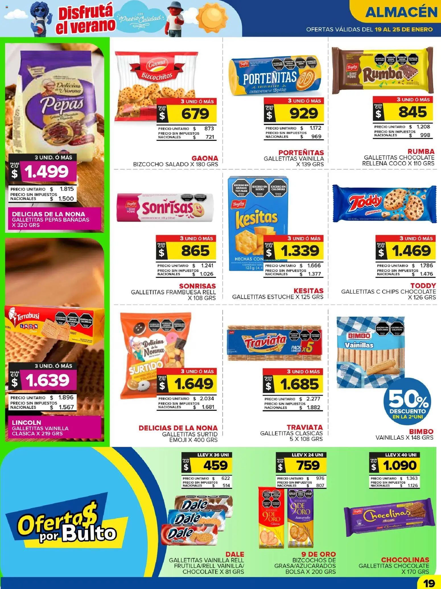 Carrefour Maxi catálogo │ válido desde el 19.01.2026 | Página: 19 | Productos: Bolsa, Galletitas, Frutilla, Bizcochos