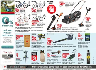 Canadian Tire flyer valid from 01.08.2025 | Page: 10 | Products: Game, Mower, Ridge, Battery