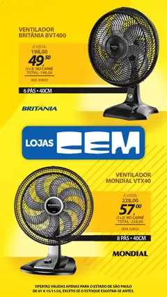 Lojas Cem - Ofertas atuais - Pré-Visualização do folheto da loja Lojas Cem, válido de 01.11.2025 | Página: 123