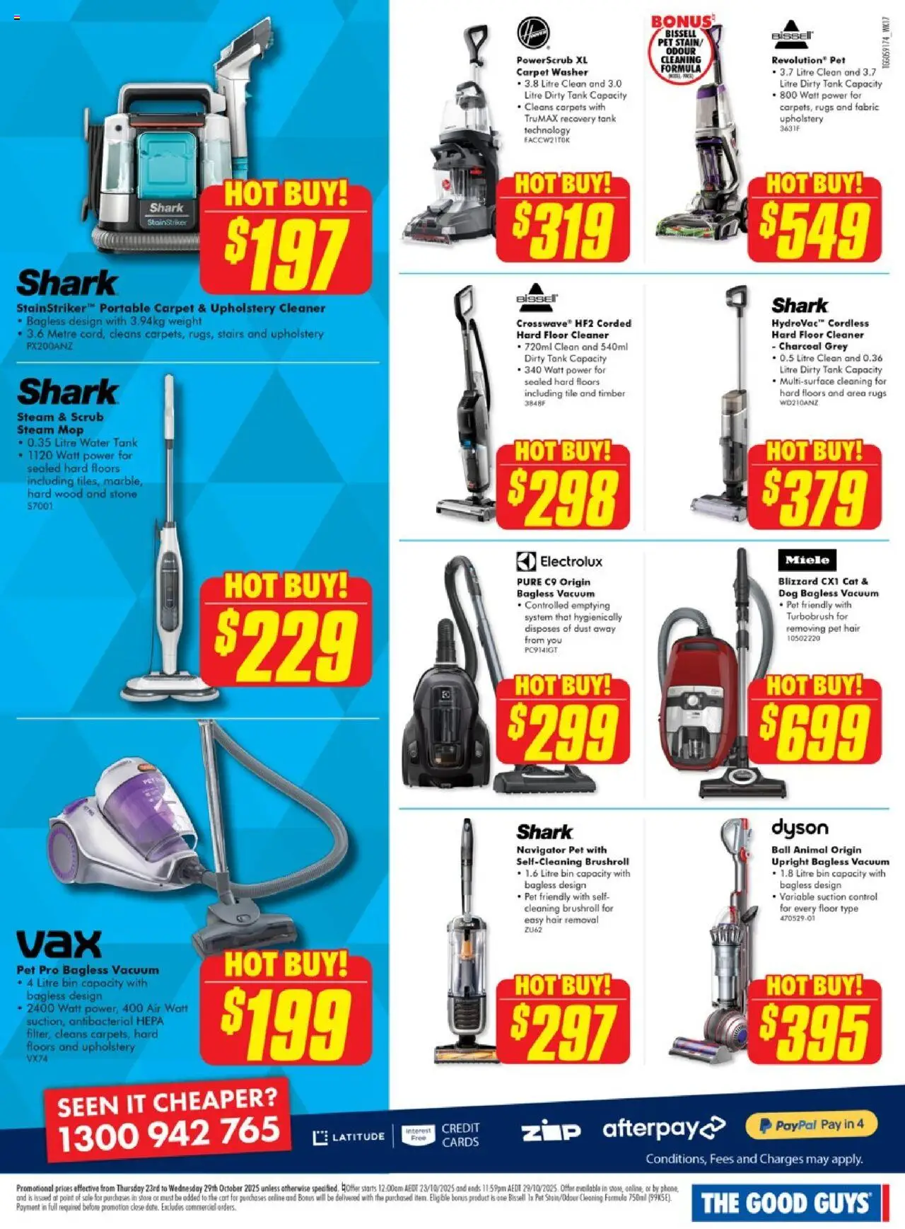 The Good Guys catalogue - valid from 22.10.2025 | Page: 11 | Products: Scrub, Rugs, Hair removal, Washer