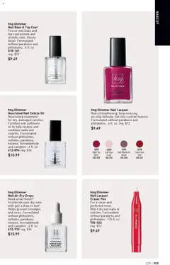 Preview of Avon weekly ads valid from 08.10.2025 | Page: 103 | Products: Eraser, Pen, Nail, Cushion