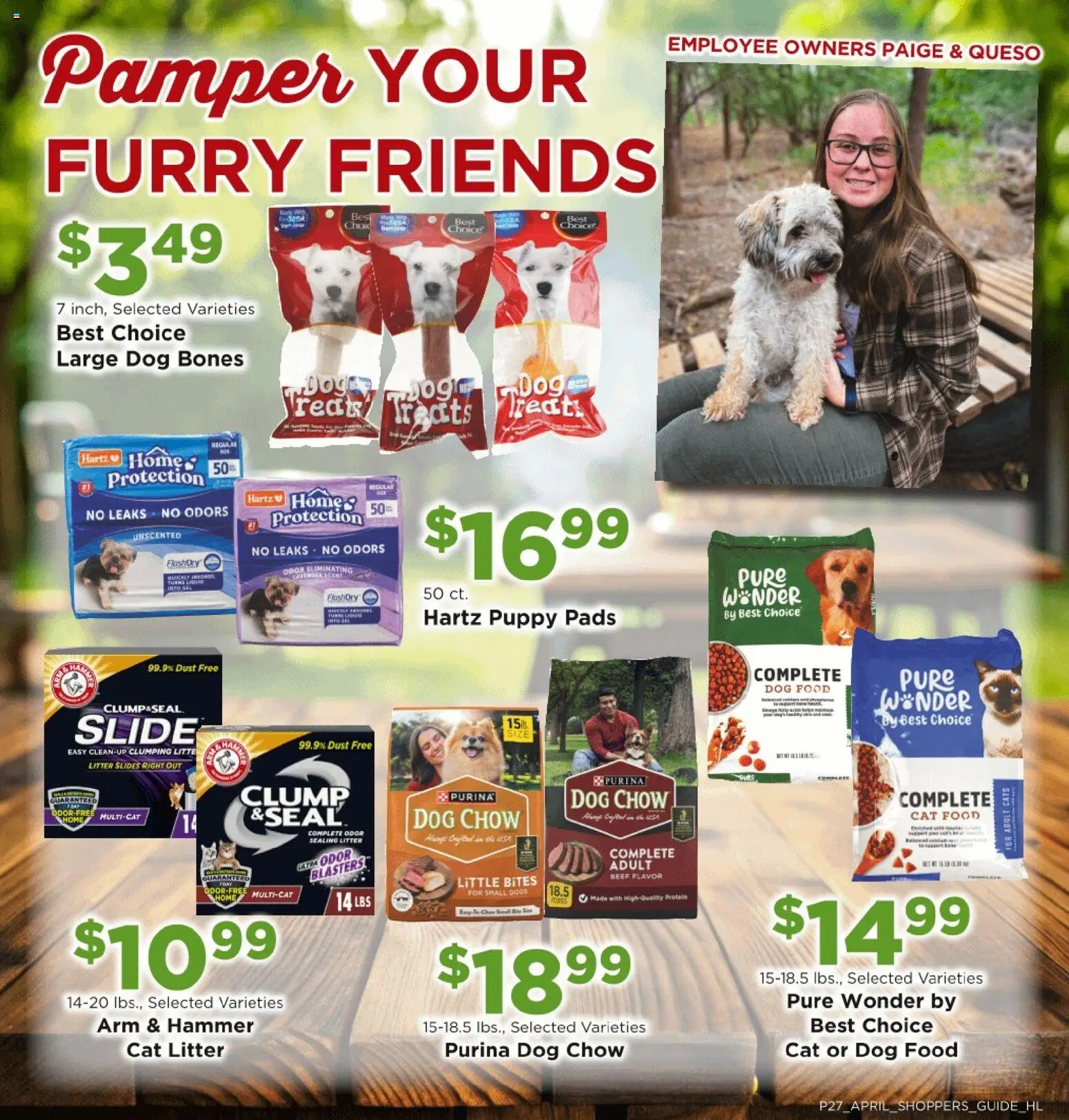 Homeland Bring Savings Home Shopper's Guide - valid from 01.04.2026 | Page: 27 | Products: Cat Food, Cat Litter, Hammer, Beef