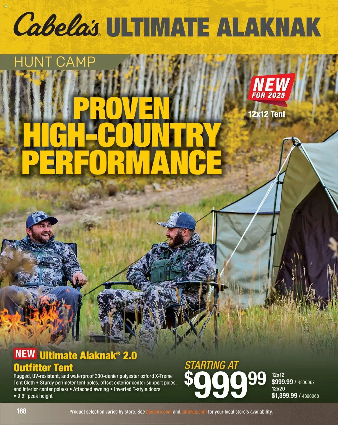 Cabela's Hunting Master 25 - valid from 11.08.2025 | Page: 168 | Products: Tent
