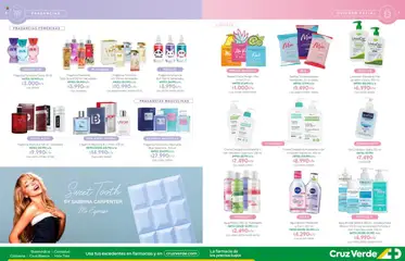 Cruz Verde Descuentos │ válido desde el 01.09.2025 | Página: 4 | Productos: Toallitas desmaquillantes, Agua, Mascarilla, Kiwi