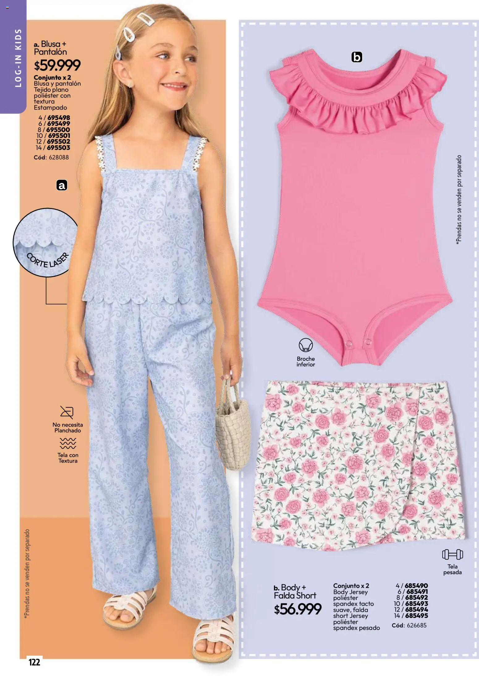 Carmel revista - valida desde el 01.04.2026 | Página: 122 | Productos: Falda, Body, Conjunto, Blusa