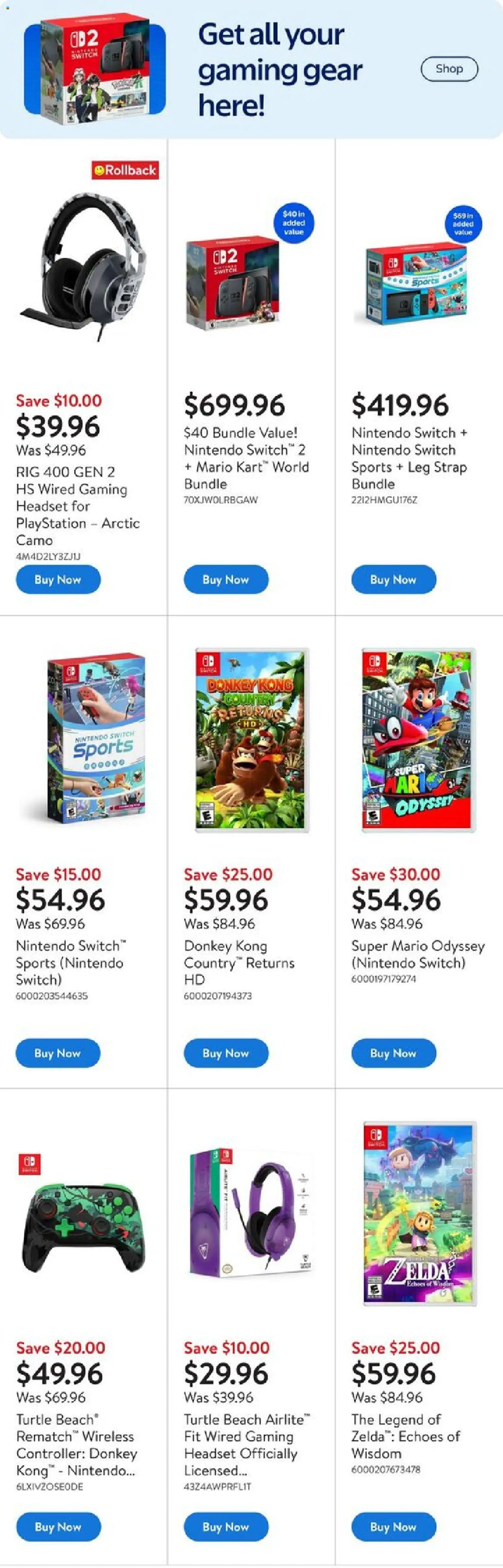Walmart flyer valid from 20.11.2025 | Page: 3 | Products: Playstation