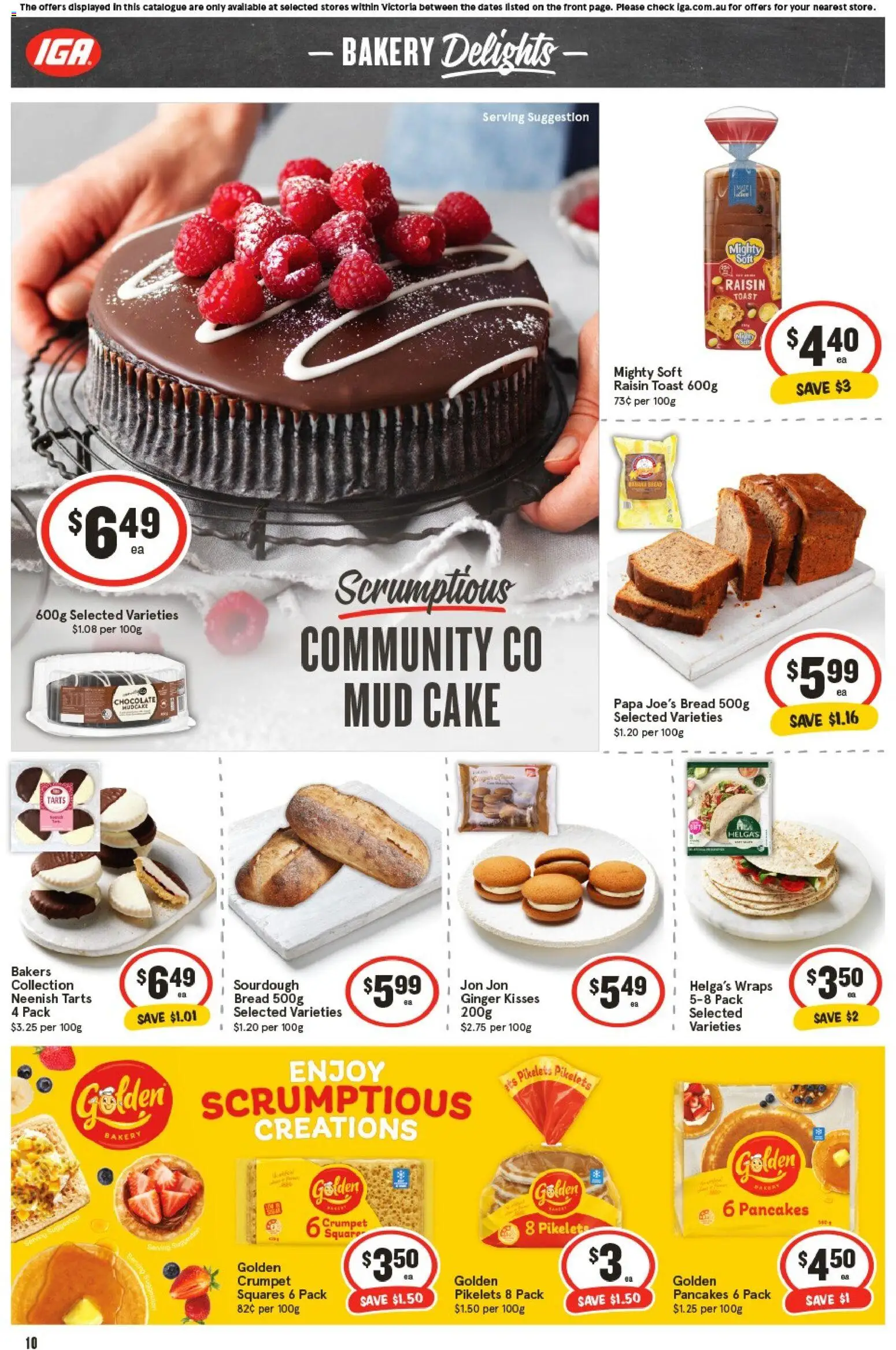 IGA catalogue - valid from 29.10.2025 | Page: 13 | Products: Bread, Chocolate, Ginger, Bakery