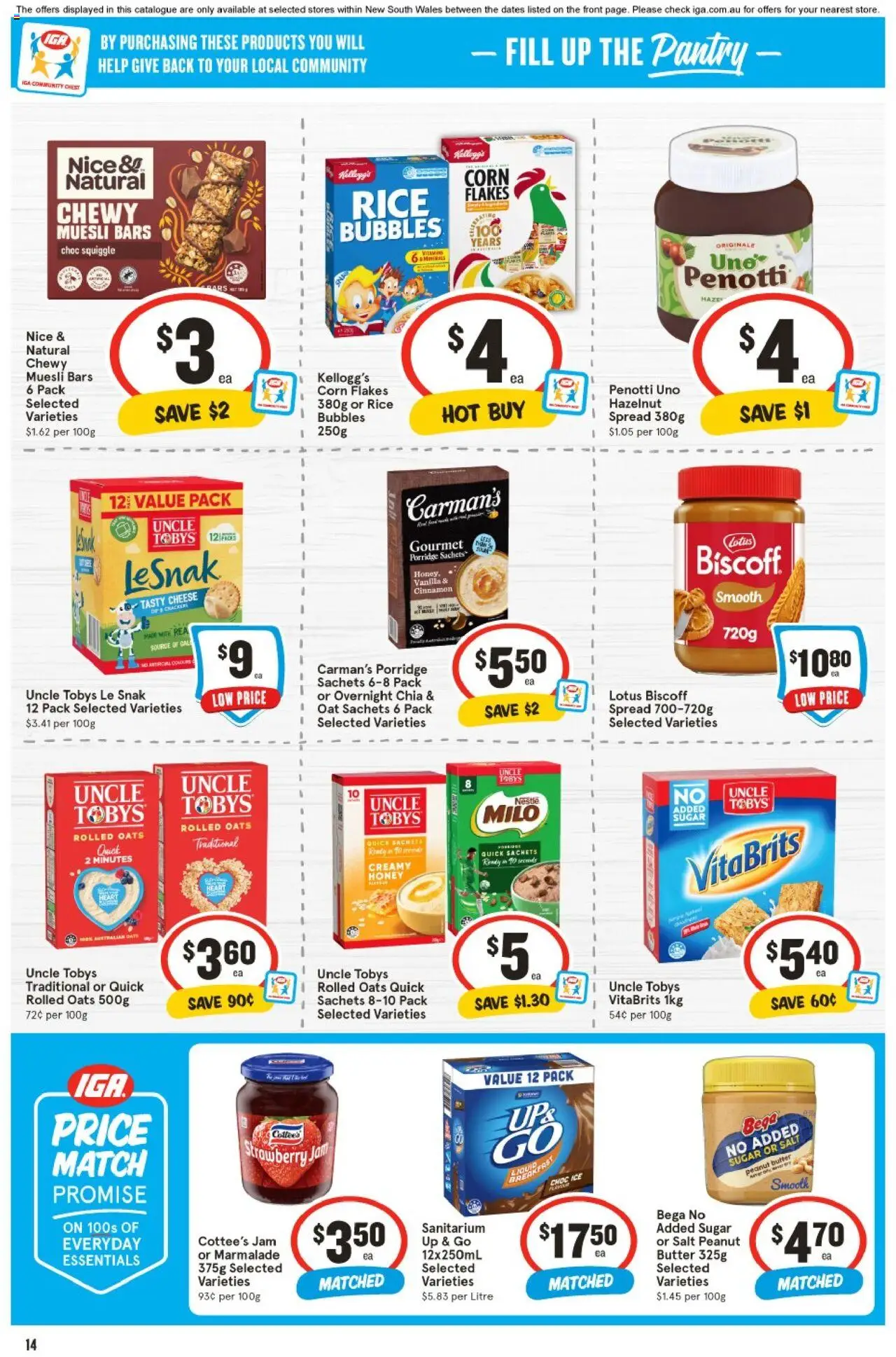 IGA catalogue - valid from 13.08.2025 | Page: 15 | Products: Gate, Butter, Salt, Up & go