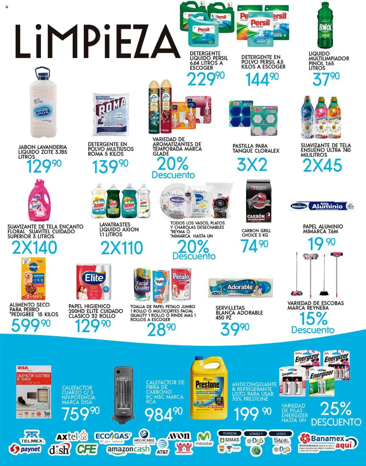 Nuevas ofertas de Alsuper válidas en toda la República Mexicana desde el 17.10.2025. ¡Encuentra las mejores ofertas en Alsuper folleto Laguna! | Página: 5 | Productos: Detergente, Suavizante, Polvo, Pilas