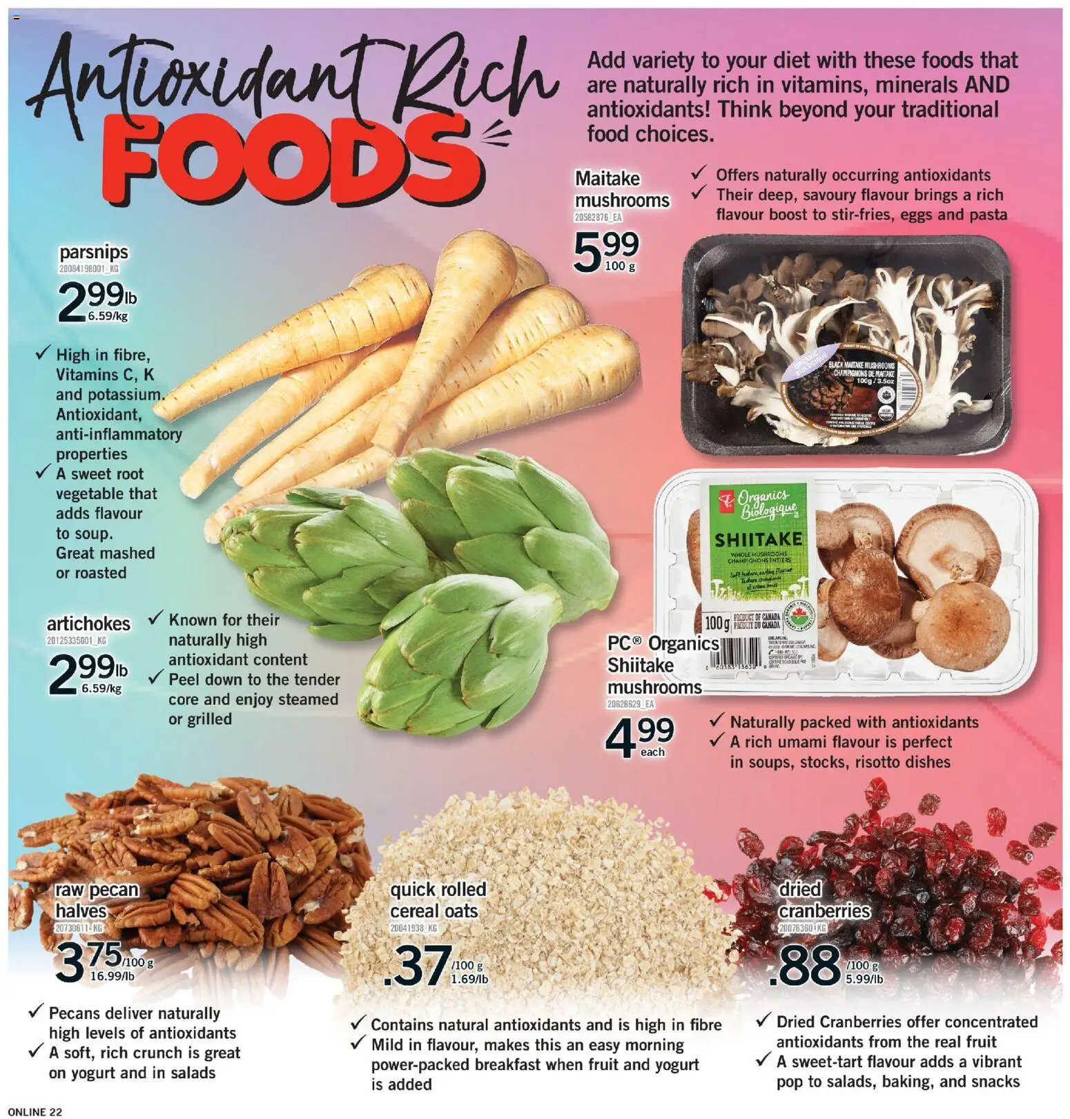 Fortinos flyer valid from 15.01.2026 | Page: 22 | Products: Pasta, Yogurt, Eggs