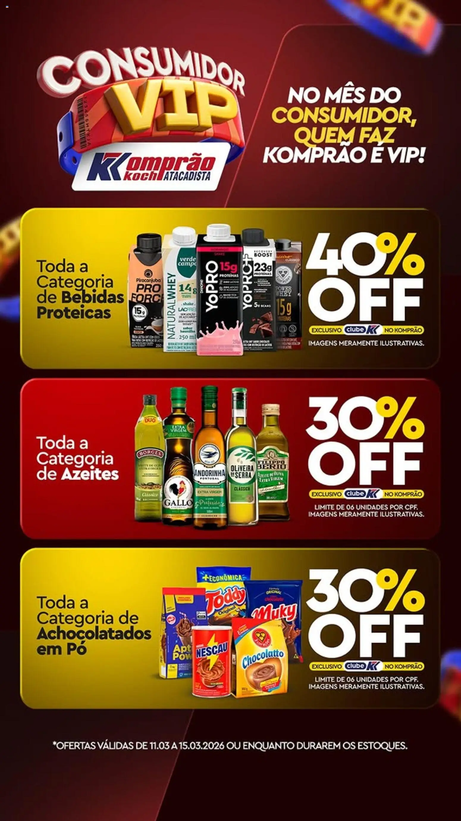 Komprao Atacadista Folheto - válido de 11.03.2026 | Página: 5 | Produtos: Pó, Nescau