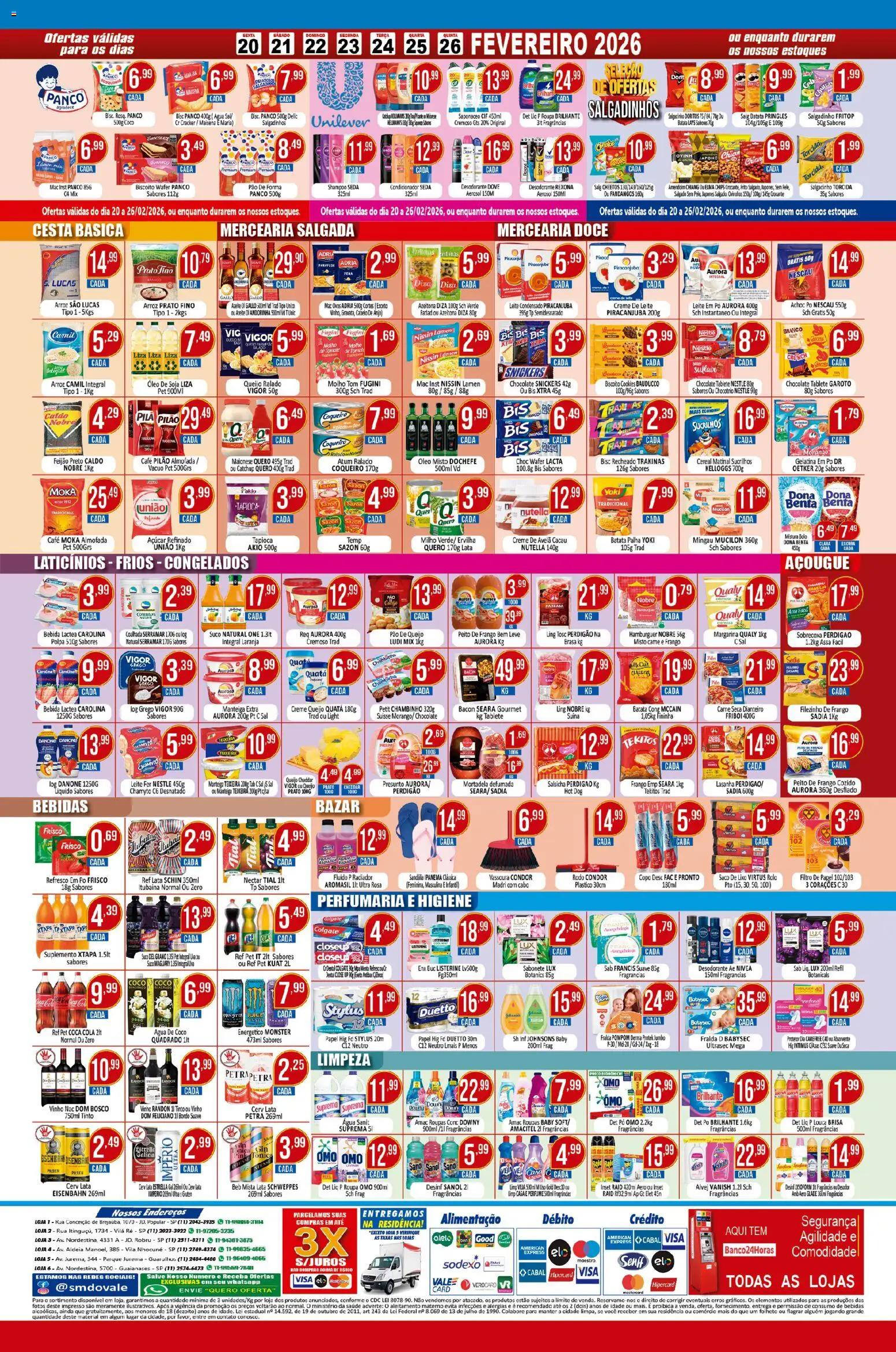 Dovale Folheto - válido de 20.02.2026 | Página: 2 | Produtos: Shampoo, Elma Chips, Queijo, Cabo