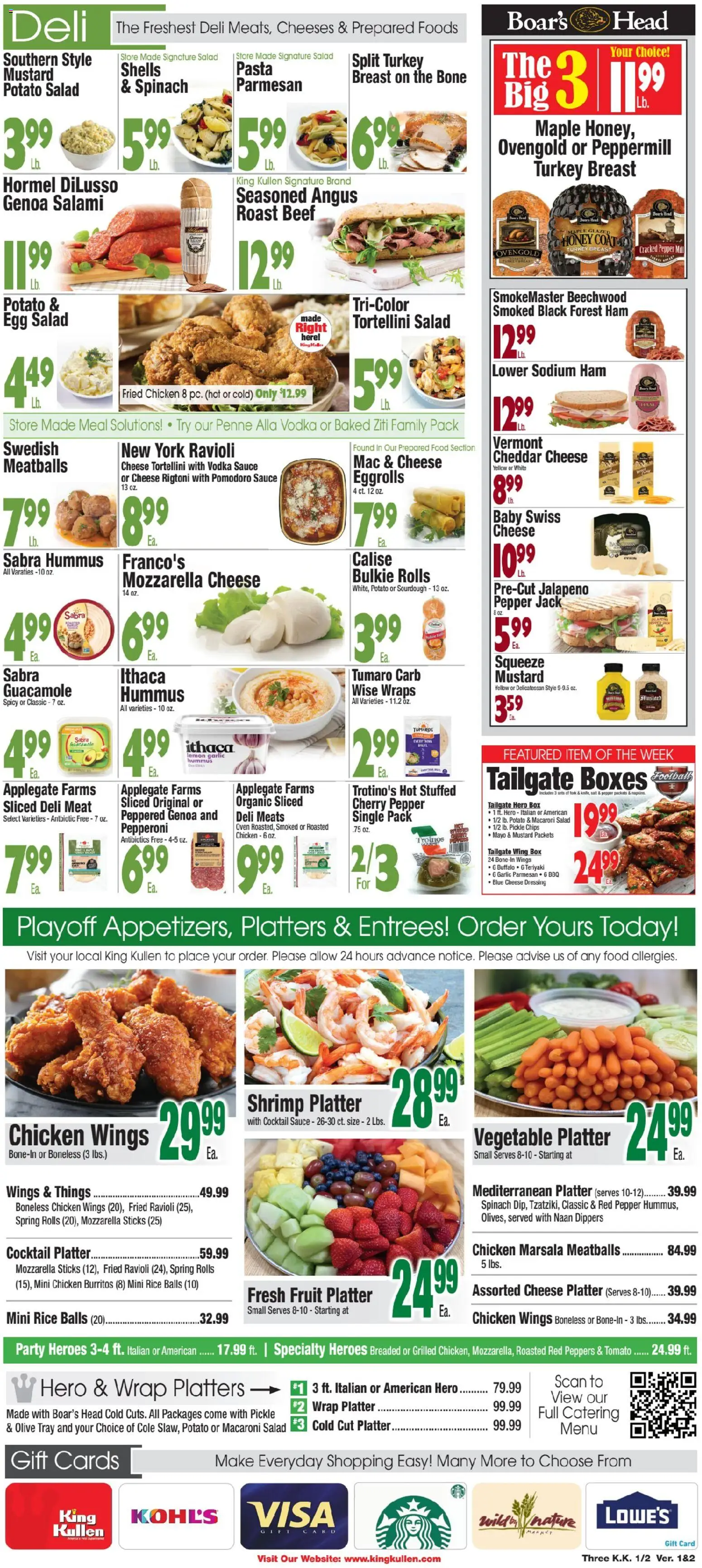 King Kullen Weekly Ad - valid from 01.01.2026 | Page: 3 | Products: Box, Coat, Lemon, Garlic