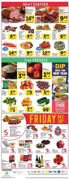 Preview of Safeway weekly ads valid from 26.12.2025 | Page: 4 | Products: Mandarins, Apples, Chips, Lime