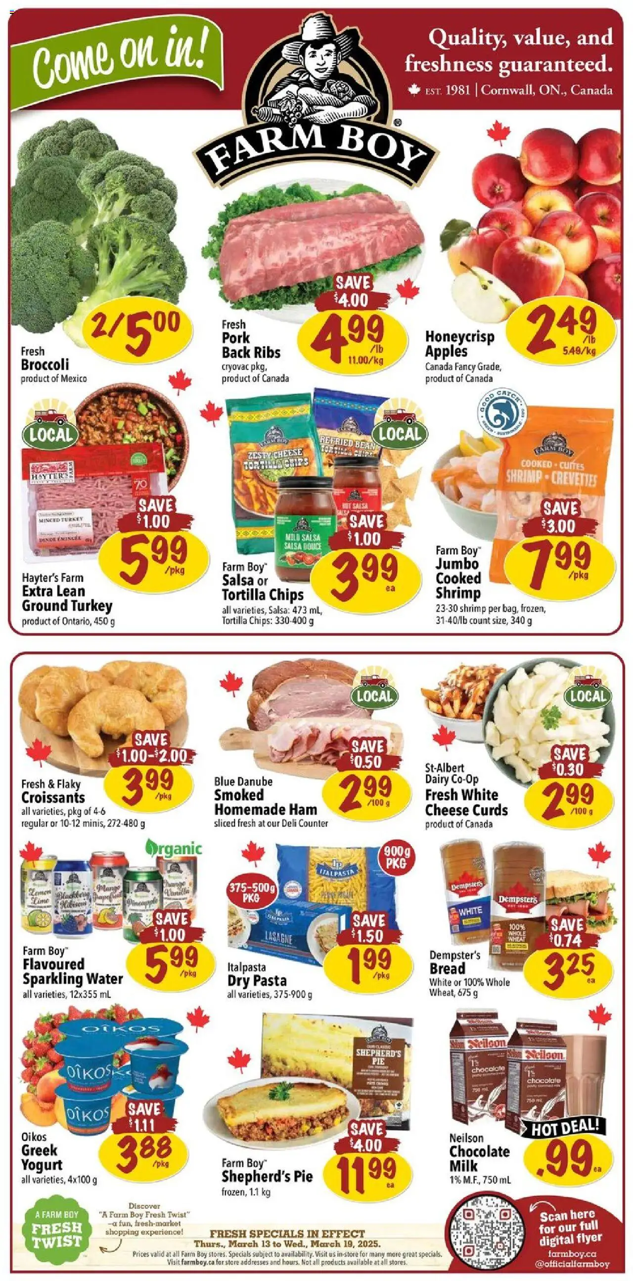 Farm Boy flyer from Mar 13, 2025 > online preview