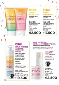 Vista previa Catálogo Amodil Campaña 3 válido desde el 01.03.2026 | Página: 160 | Productos: Perfume, Protector solar, Agua, Crema